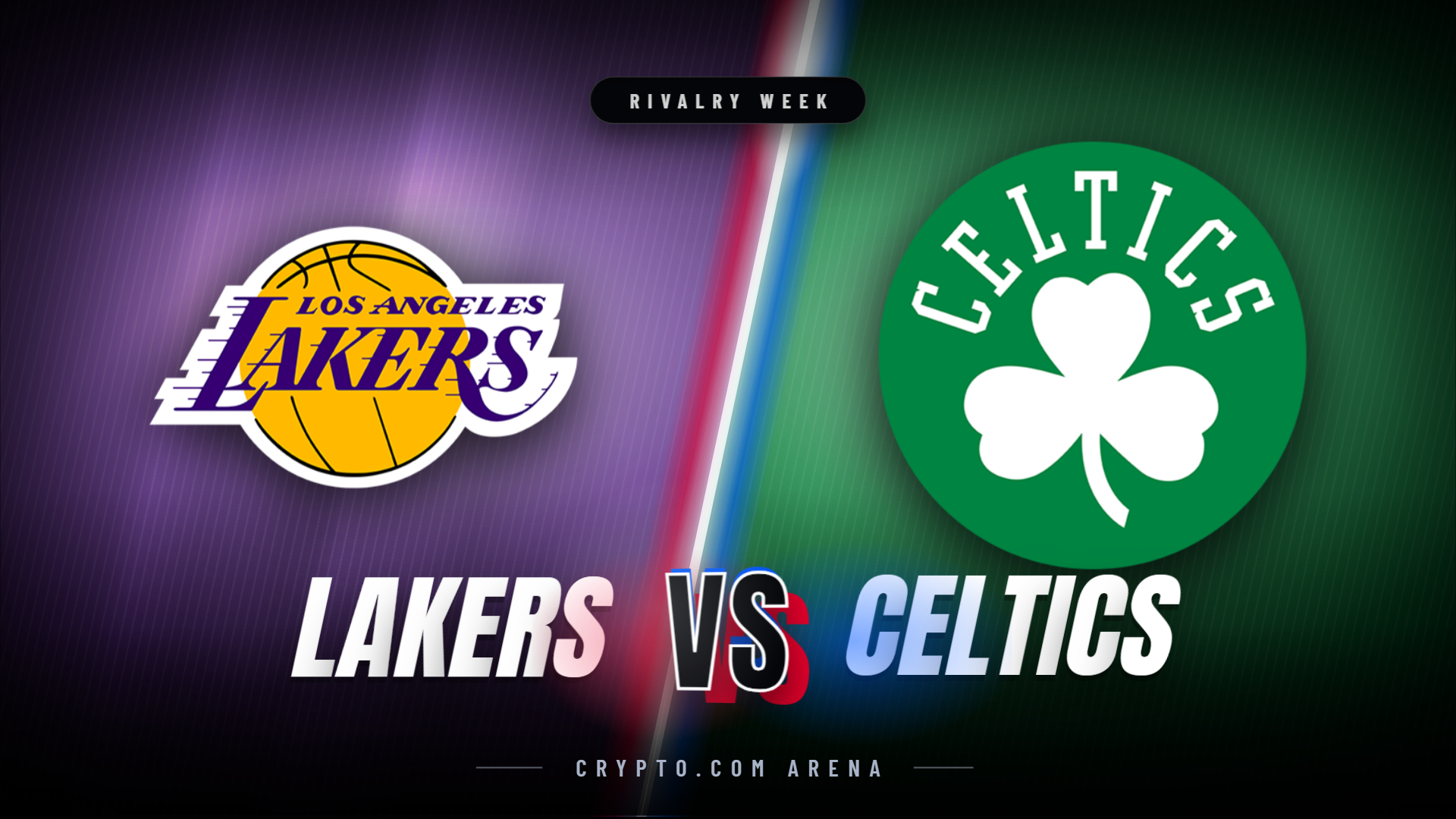 A head-to-head basketball matchup card between two clubs