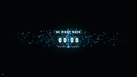 A split-flap countdown overlay on a nebula background
