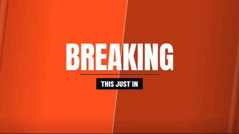 Breaking-news stinger transition