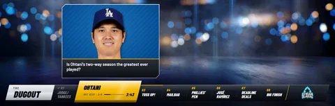 The new Topics: Ohtani's topic live, his headshot above the topic bar