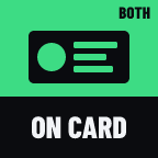Display: On Card