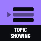Display: Topic on Screen