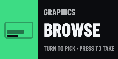 Graphics: Browse: The dial’s screen