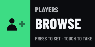 Graphics: Player Browser: The dial’s screen