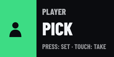 Stats: Player Dial: The dial’s screen