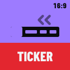 Ticker: Show / Hide: On air