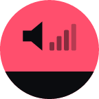 Video Player: Volume: On the dial